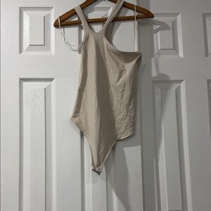 Abercrombie & Fitch Cream Tank Bodysuit